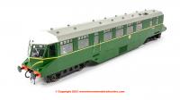 1904 Heljan GWR Railcar number W32W in BR Green livery with speed whiskers